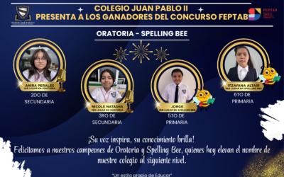 Ganadores del Concurso FEPTAB ¡Su voz inspira, su conocimiento brilla!