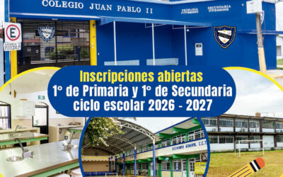¡Inscripciones abiertas! 1º de Primaria y 1º de Secundaria 2026-2027