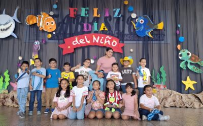 Celebrando el Día del Niño en el Colegio Juan Pablo Segundo!