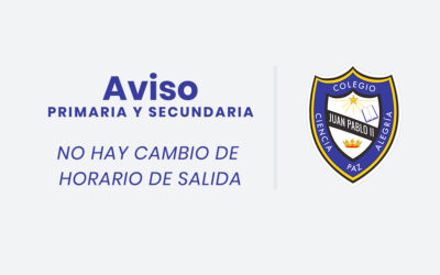 Aviso horario de salida: No hay cambios